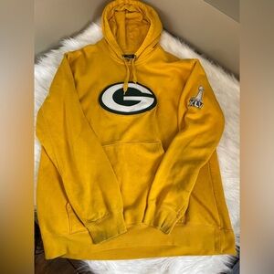 Green Bay Packers Super Bowl 45 Yellow Hoodie